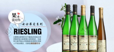 白葡萄酒banner图片
