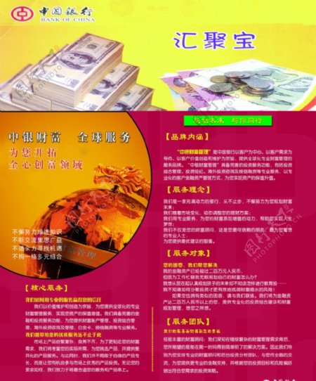 中国银行宣传样图片