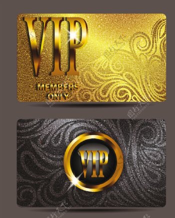尊贵VIP会员卡设计图片