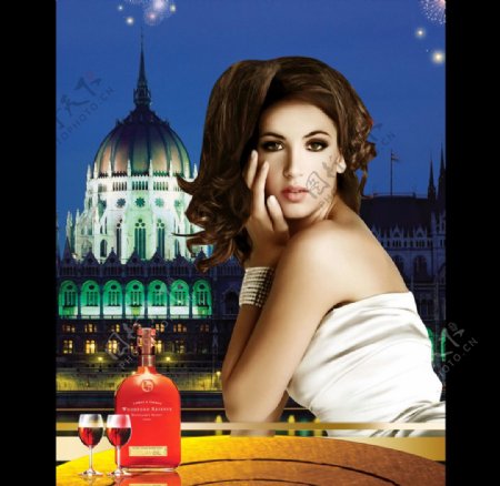 国外洋酒广告图片