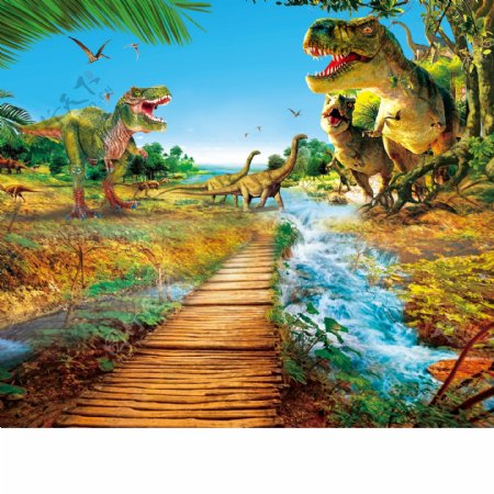 恐龙世界图片
