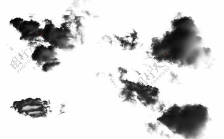 水墨云层图片