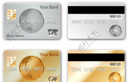 商务金融名片卡片图片
