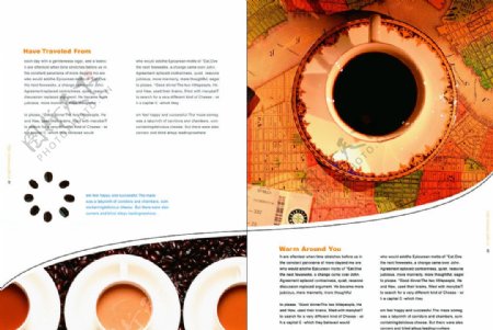 饮料咖啡茶版式设计图片