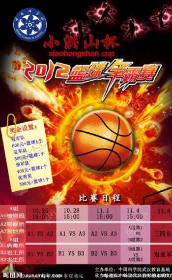 2012篮球赛海报图片