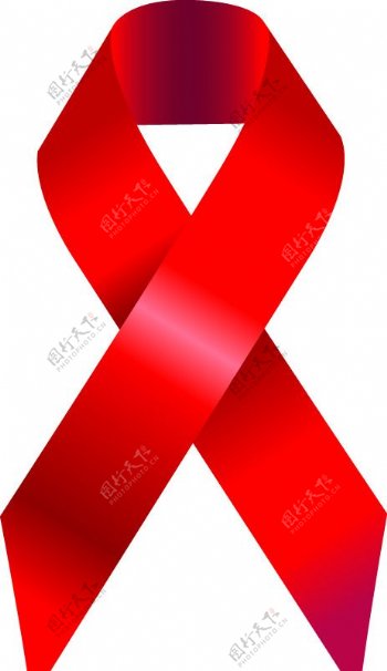 艾滋病红丝带图片