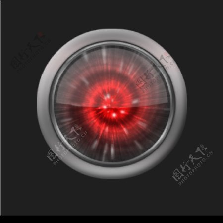 水晶按钮红色图片