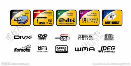 包装卖点标识DVD标识图片