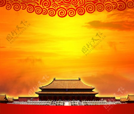 背景北京宫殿图片