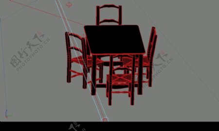 桌椅组合0040