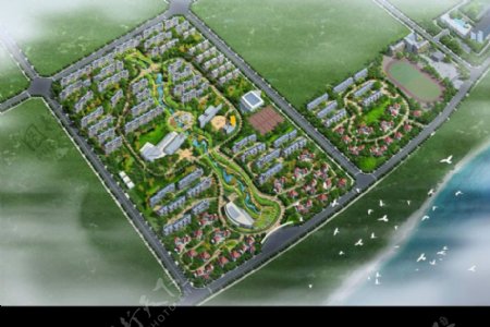 山东海阳核电专家村规划设计0041