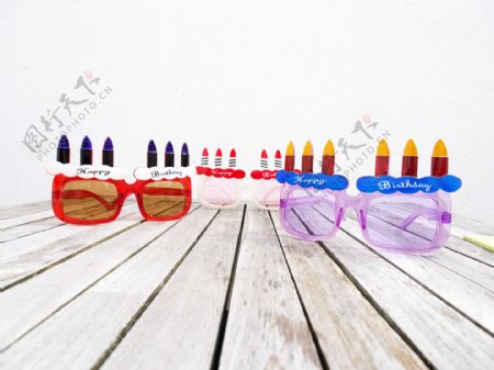 生日快乐眼镜