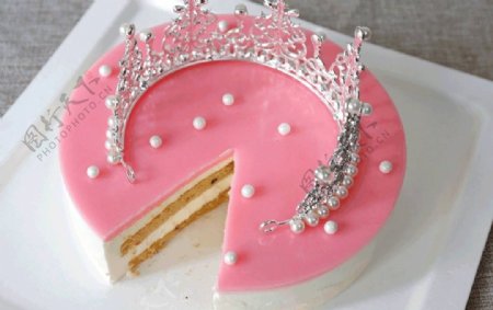 生日蛋糕女王蛋糕草莓蛋糕