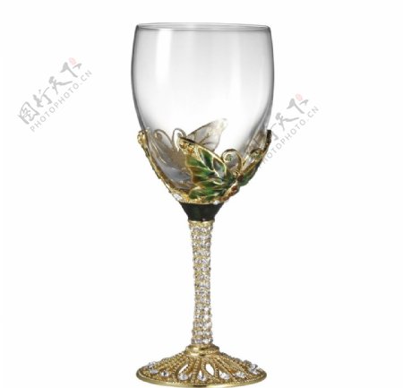 蝴蝶玻璃杯