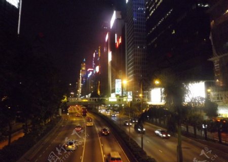 香港街道夜拍