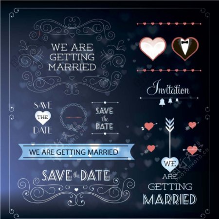 结婚婚礼图标