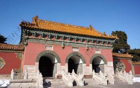 古建筑昭陵大门