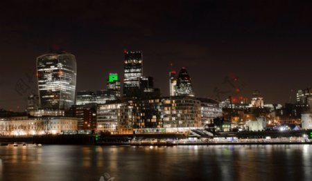 伦敦城市夜景