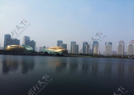 郑州艺术中心如意湖