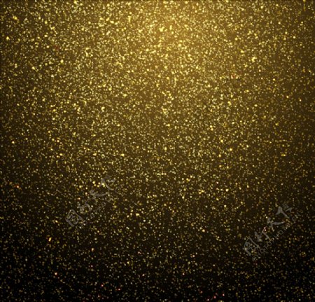金色闪耀粒子背景