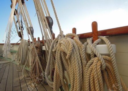 帆船绳子