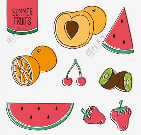 美味的夏季水果