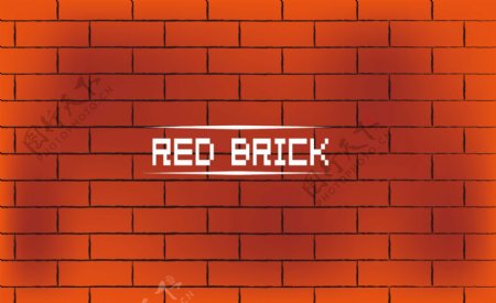 红色砖墙背景