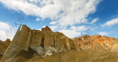 岩石峡谷新疆