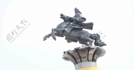 成吉思汗公园雕像