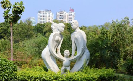 家庭雕像