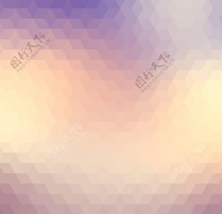 紫色色调抽象的几何背景