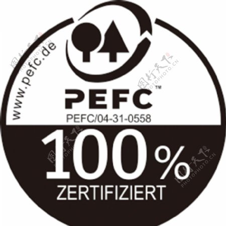 100泛欧森林环保认证