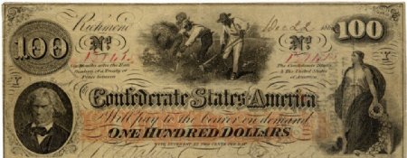 美国南北战争时期的钞票