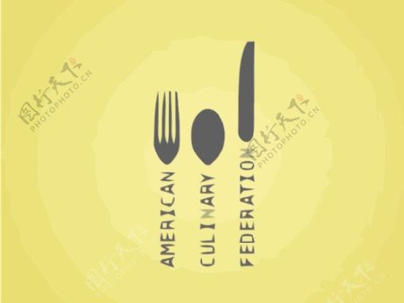 餐具logo