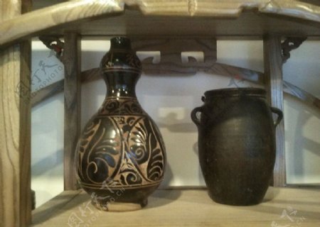 传统文化古董瓶瓶
