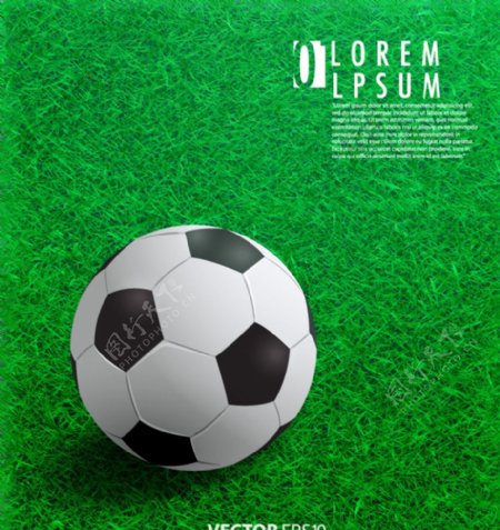 足球运动海报设计矢量素材