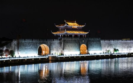 苏州平江路夜景