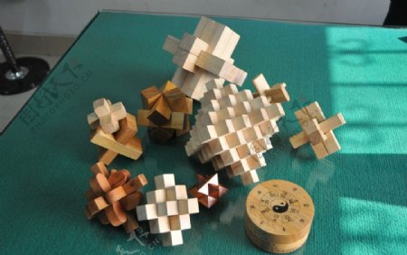 手工木雕拆装玩具