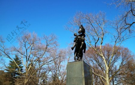 纽约中央公园雕像