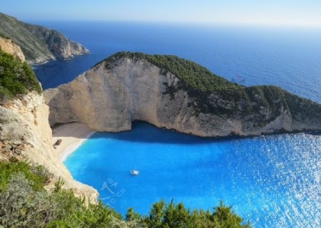 漂亮的希腊科孚岛