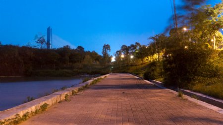 河源桥北公园夜景