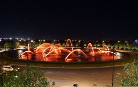 上海迪士尼喷泉