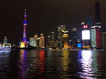 上海东方明珠夜景