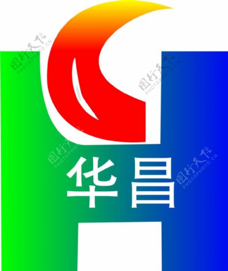 华昌货架logo