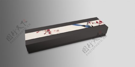 中国风折扇包装展示效果图