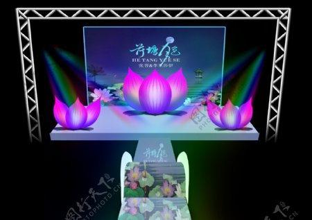中秋节舞台图片
