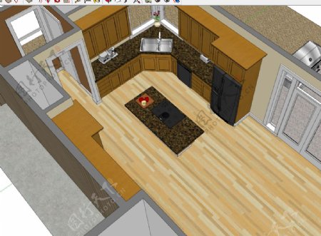 家居橱柜模型