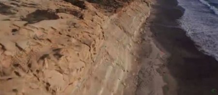 海岸上的土壤高清实拍视频素材
