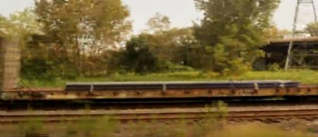 4K高速行走中列车沿途风景集装箱轨道美丽景色高清视频实拍免费下载