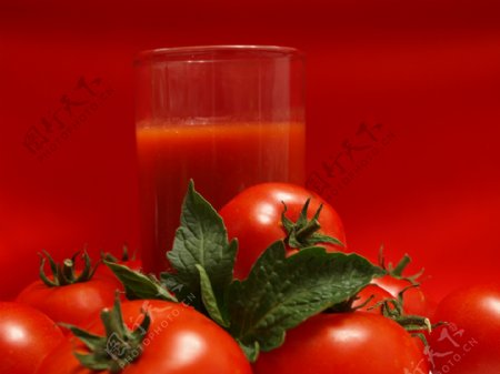 蕃茄汁与蕃茄图片